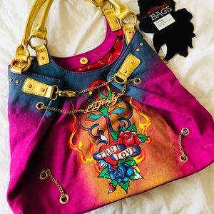Authentic Ed Hardy Purse-Brand New
